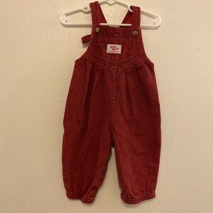 OshKosh B'gosh Red vintage Overalls